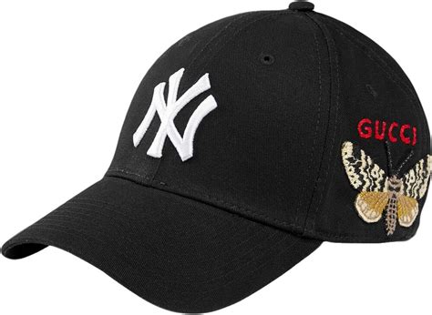 ny yankee gucci hat|gucci yankees butterfly cap.